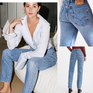 Vintage Levi's 514 High Waist wedgie fit Jeans Mid-rise straight leg mom jean